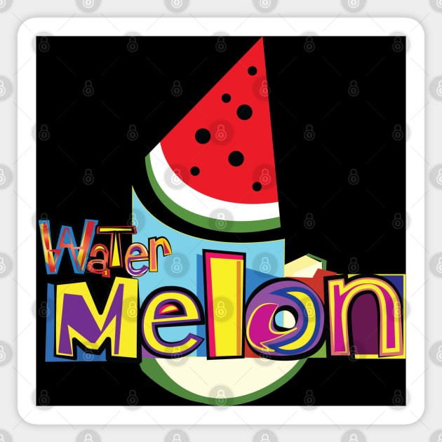 Water Melon Sticker by Dojaja